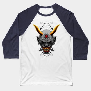 hanya oni mask Baseball T-Shirt